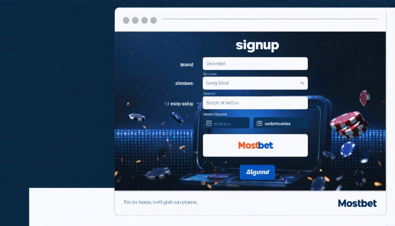 signup Mostbet